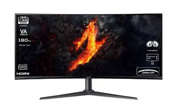 ACER Nitro XZ342CUV3 34'', 2xHDMI, VGA, 180Hz, HAS